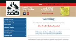 Desktop Screenshot of paisleyrental.com